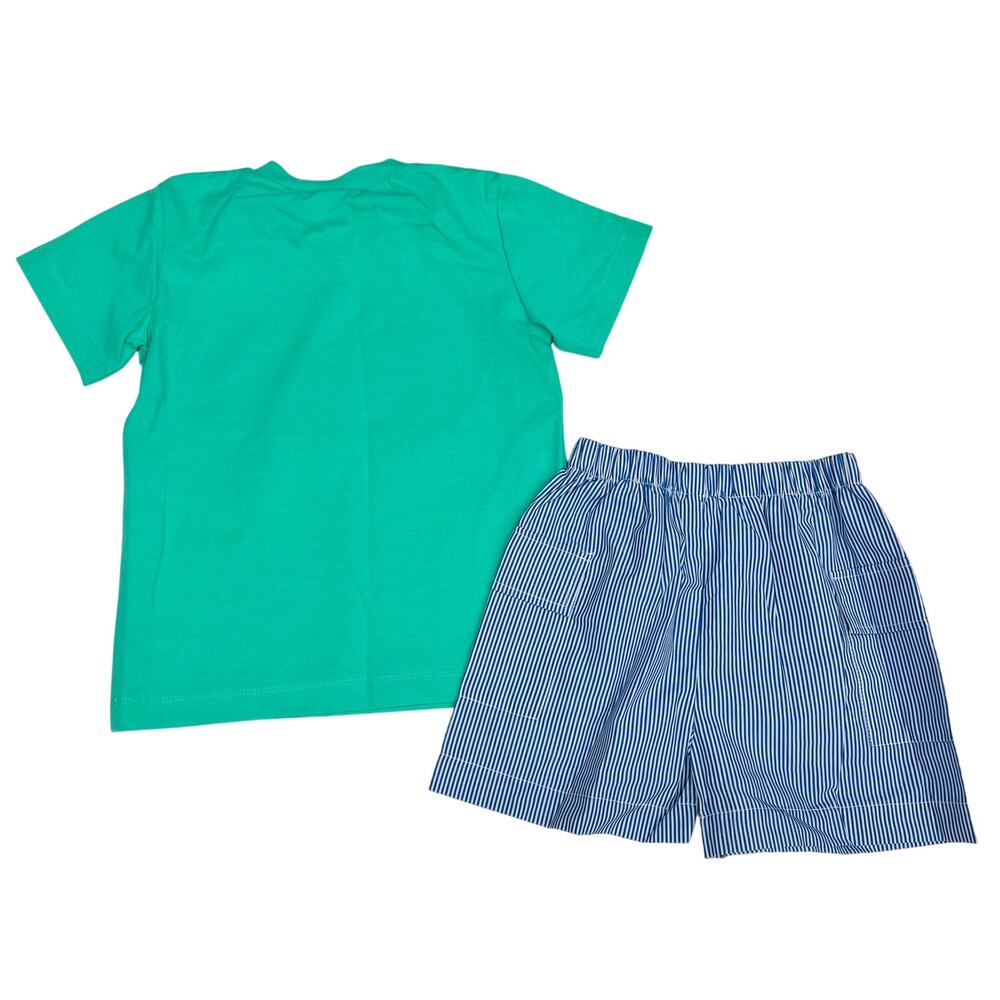 NWT Millie Jay 4T Rainy Day Boy Short Set - Picture 2 of 6